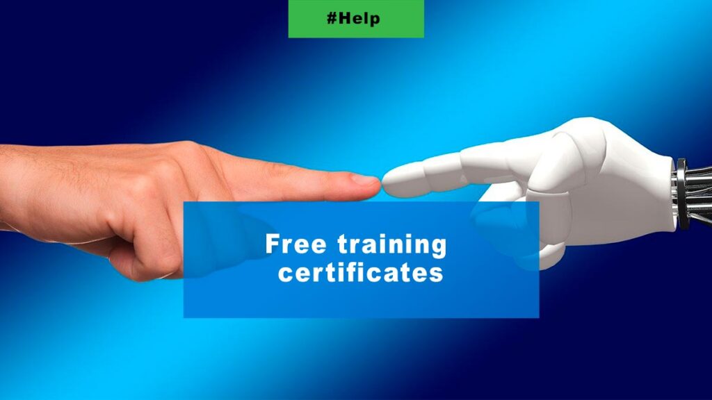 Free training certificates